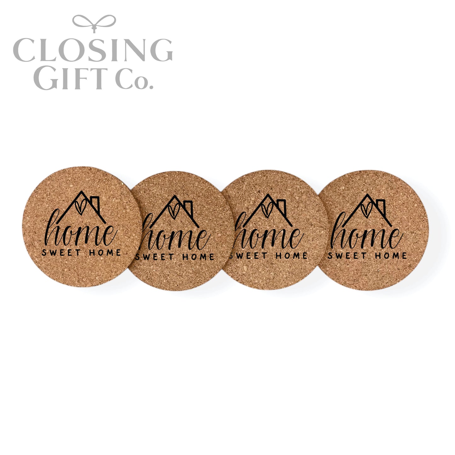 CORK COASTER SET IN BULK - BUY MORE / SAVE MORE!