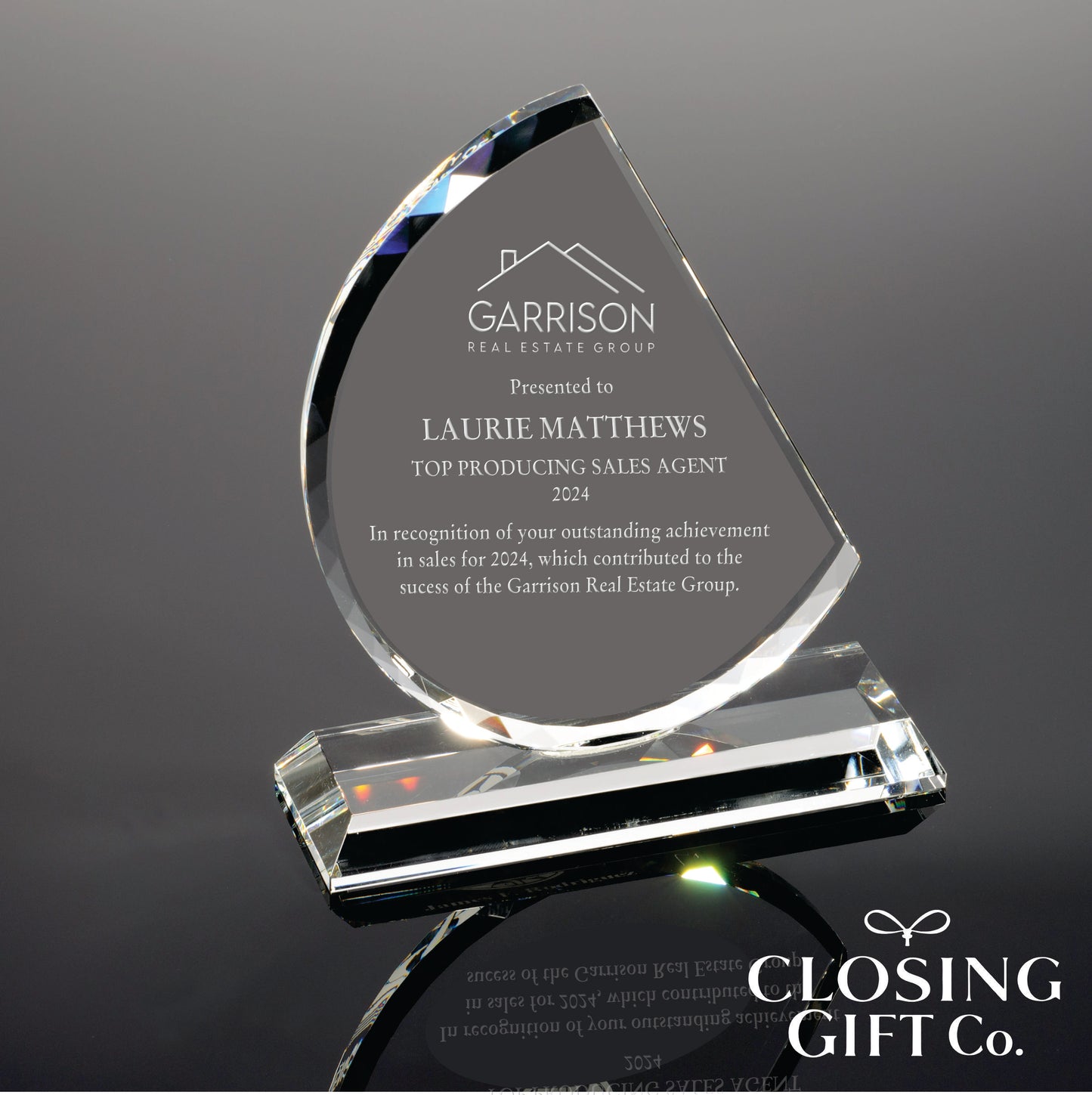 OPTICAL CRYSTAL SAIL AWARD