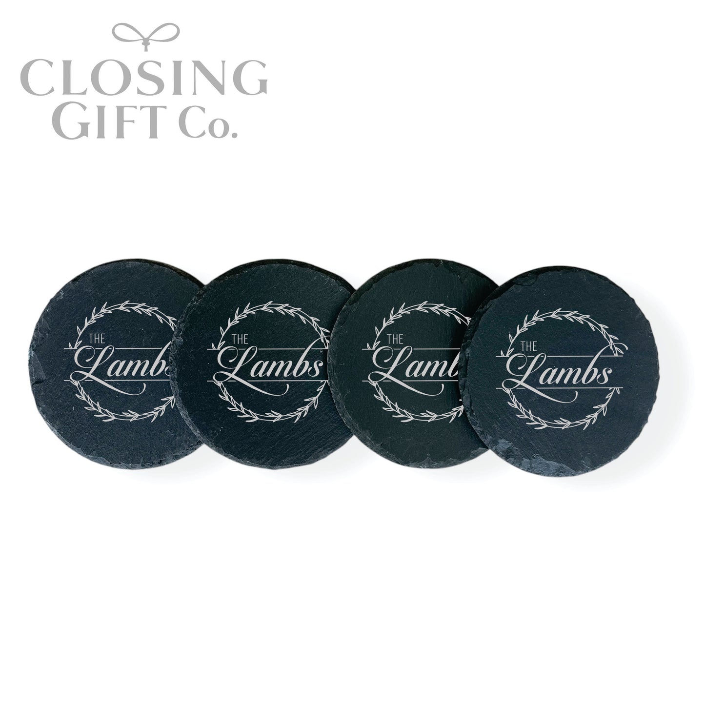 SLATE COASTER SET