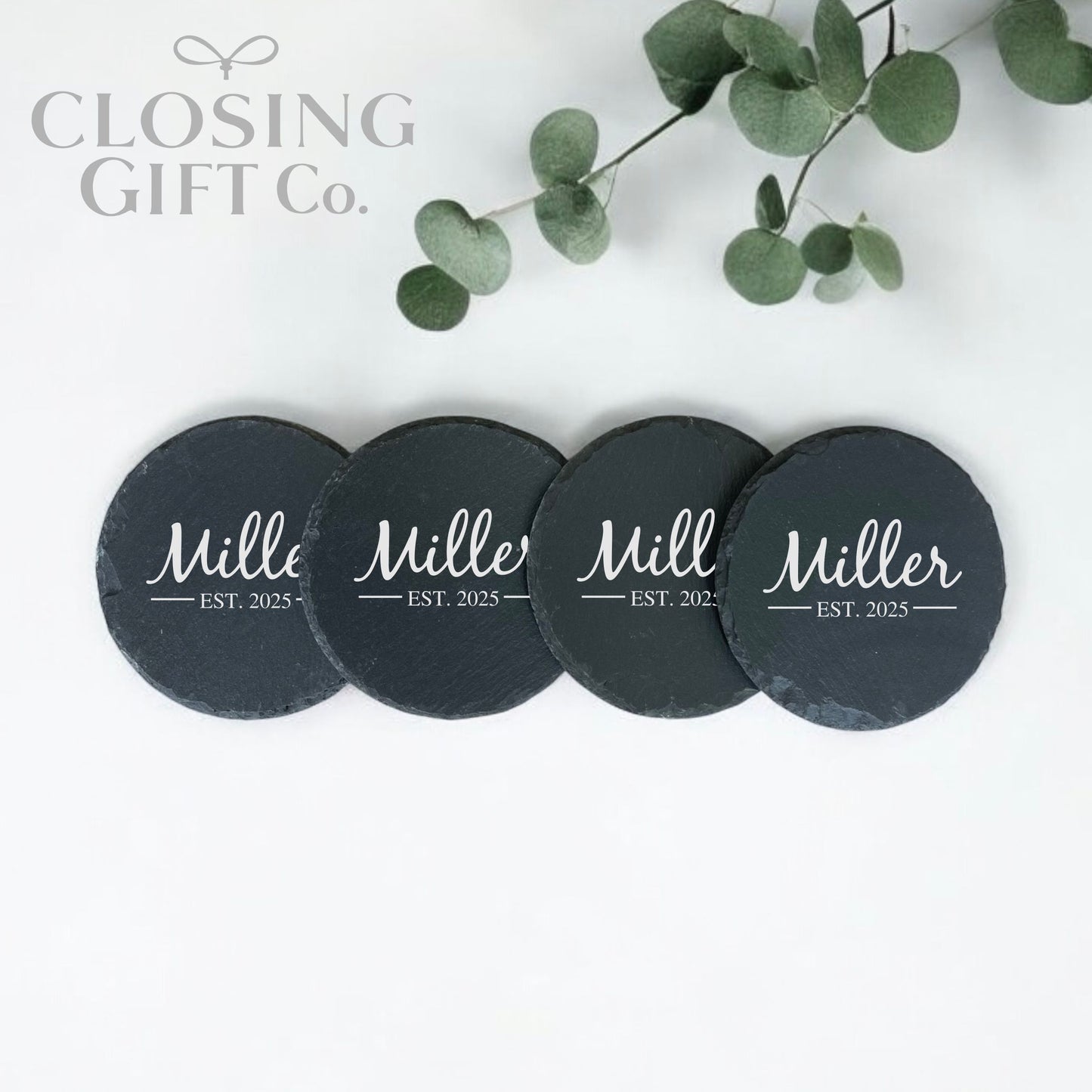 SLATE COASTER SET