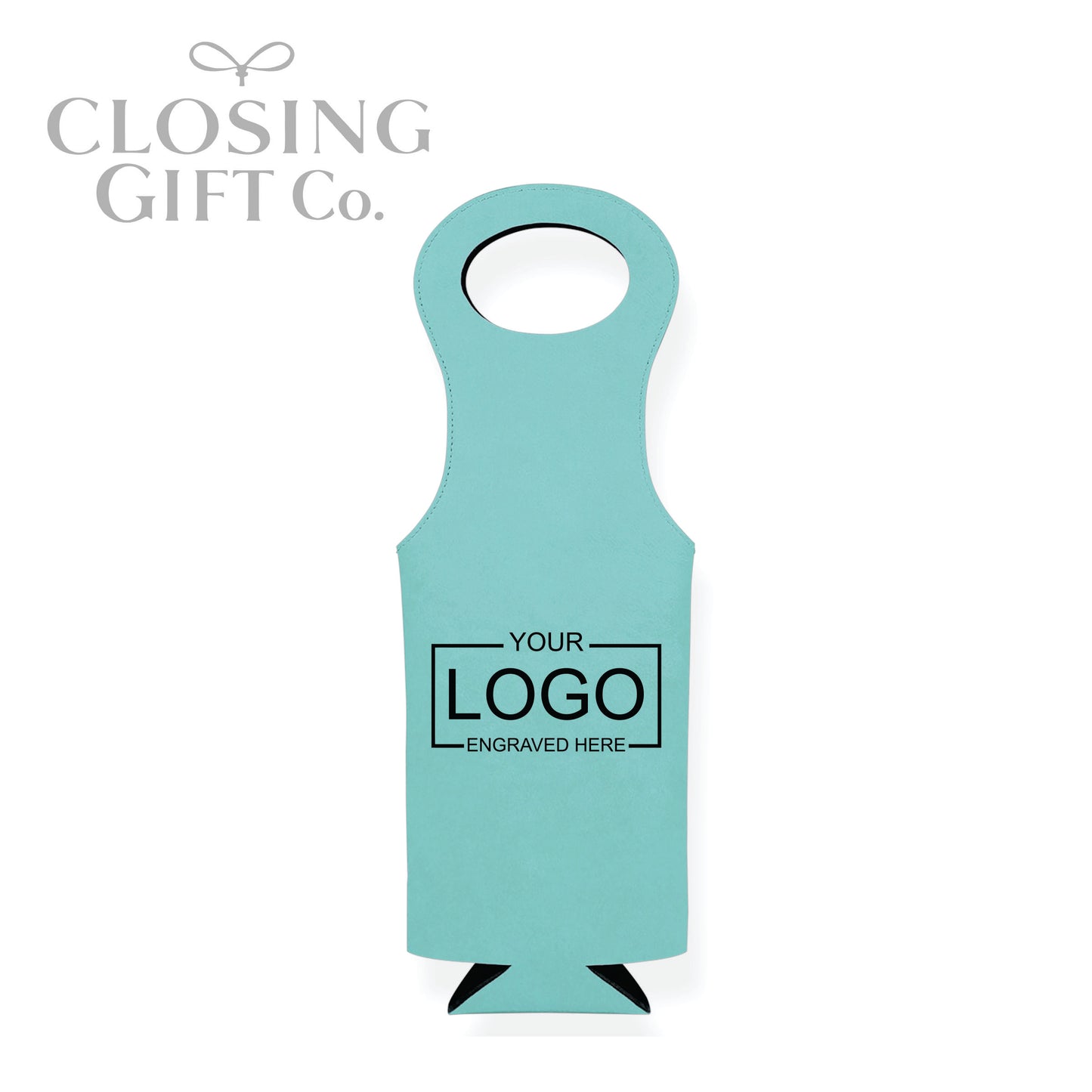 LEATHERETTE WINE BOTTLE BAG