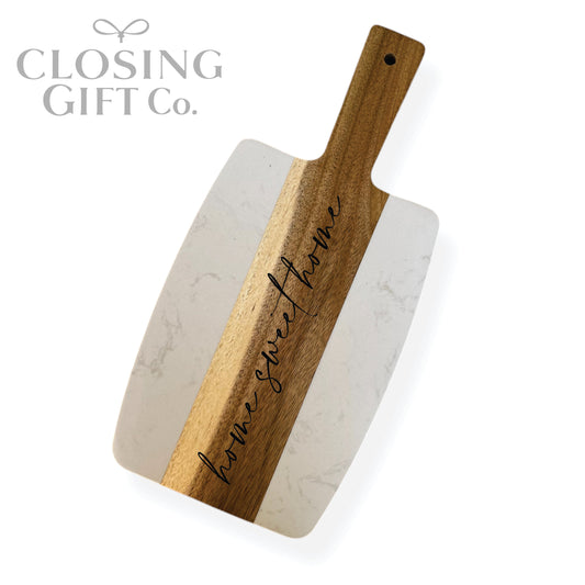 ACACIA WOOD & MARBLE CUTTING BOARD IN BULK - BUY MORE / SAVE MORE!