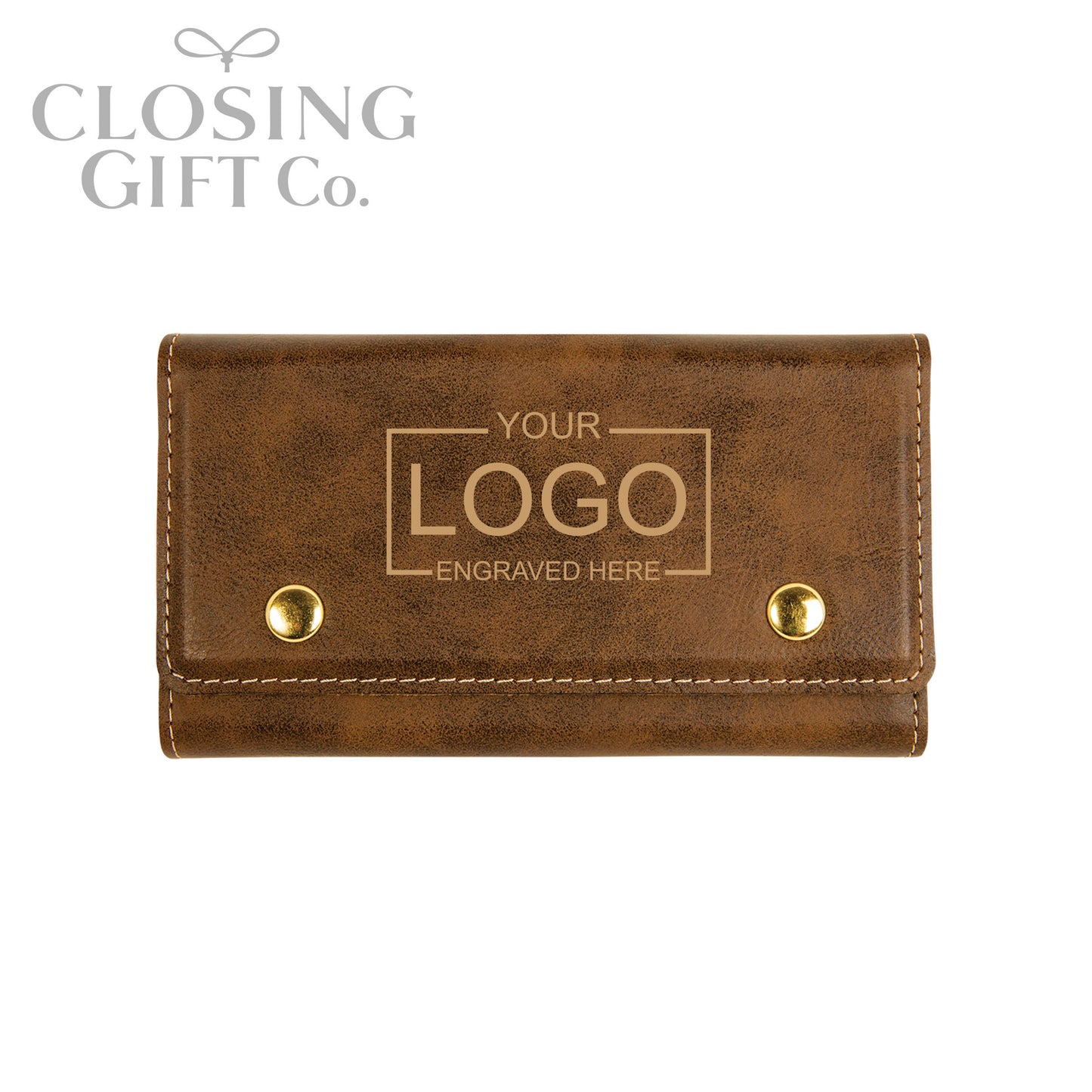 CARD DECK & DICE SET IN CUSTOM ENGRAVED SNAP CASE - ENGRAVED WITH YOUR LOGO