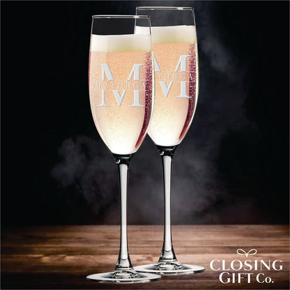 CHAMPAGNE GLASSES - SET OF 2