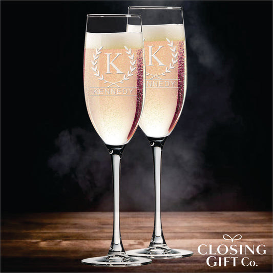 CHAMPAGNE GLASSES - SET OF 2