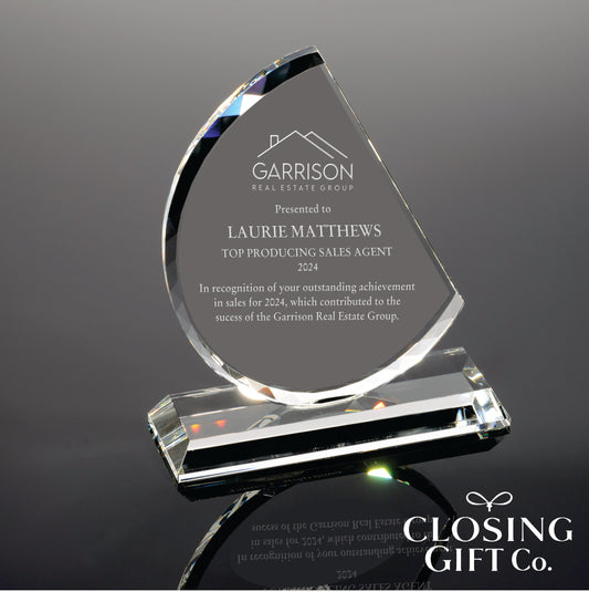 OPTICAL CRYSTAL SAIL AWARD