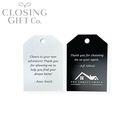 CUSTOM ENGRAVED LUGGAGE TAG SHAPE ACRYLIC TAG SHAPE