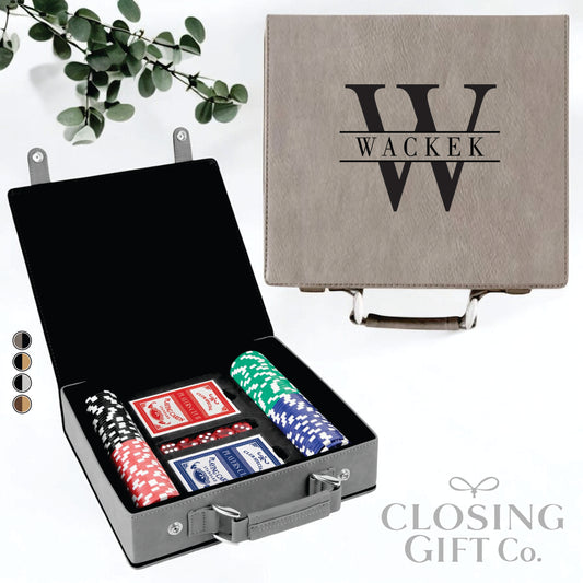 CUSTOM POKER GIFT SET