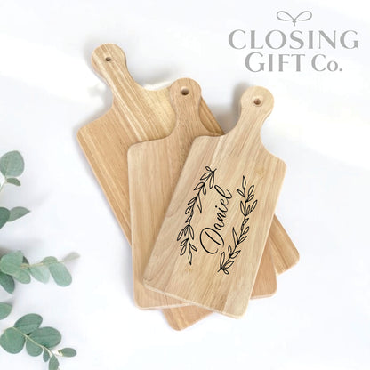 RUBBER WOOD CUTTING BOARD