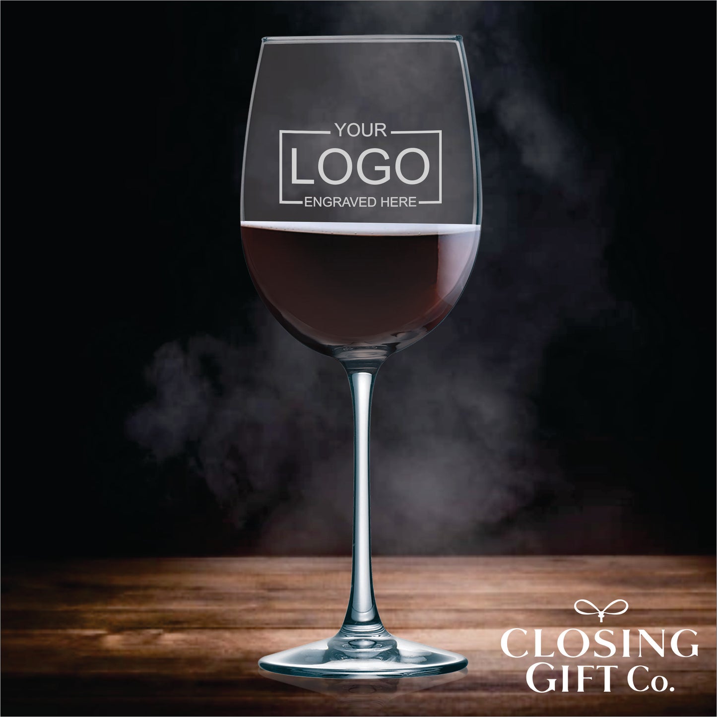 WINE GLASS - ENGRAVED WITH YOUR LOGO