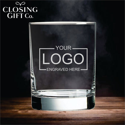 ROUND WHISKEY GLASS - ENGRAVED WITH YOUR LOGO