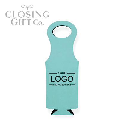 LEATHERETTE WINE BOTTLE BAG