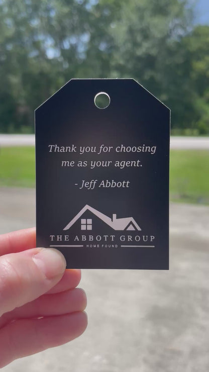 CUSTOM ENGRAVED LUGGAGE TAG SHAPE ACRYLIC TAG SHAPE